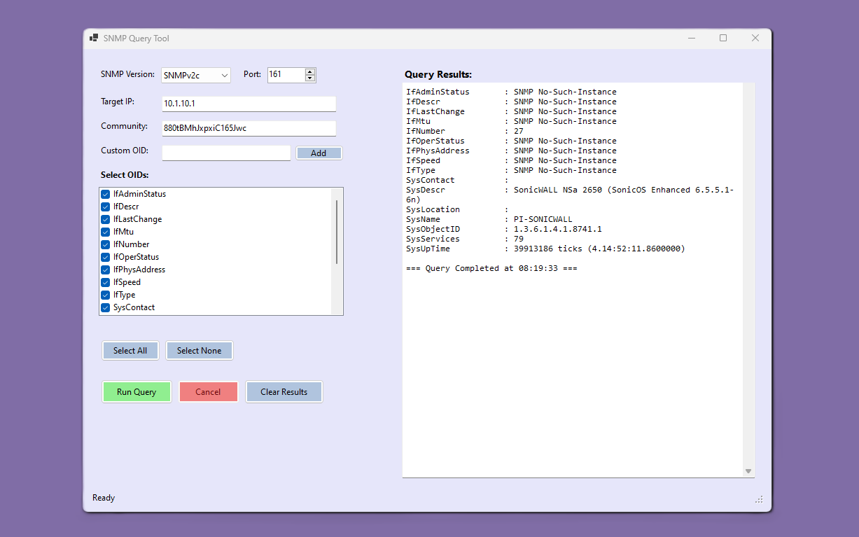 SNMP App